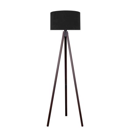 Brilagi - Lampa podłogowa VELVET 1xE27/60W/230V wenge/czarna