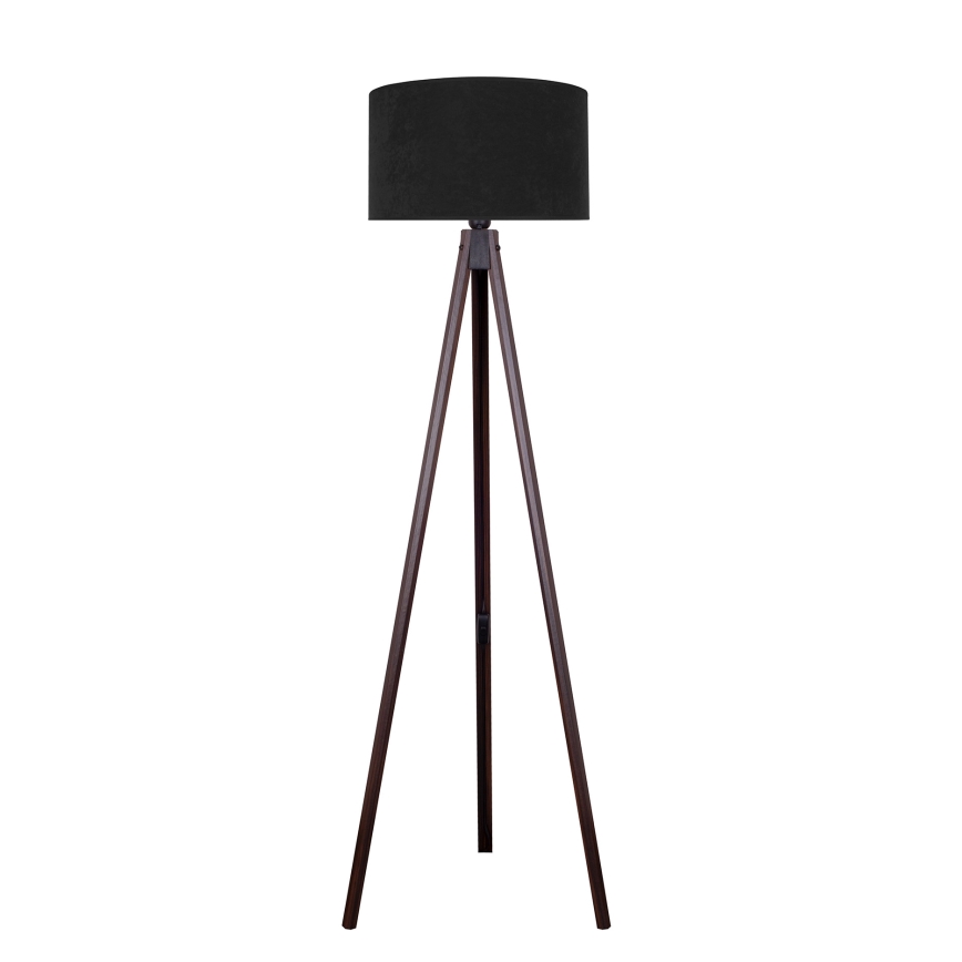 Brilagi - Lampa podłogowa VELVET 1xE27/60W/230V wenge/czarna