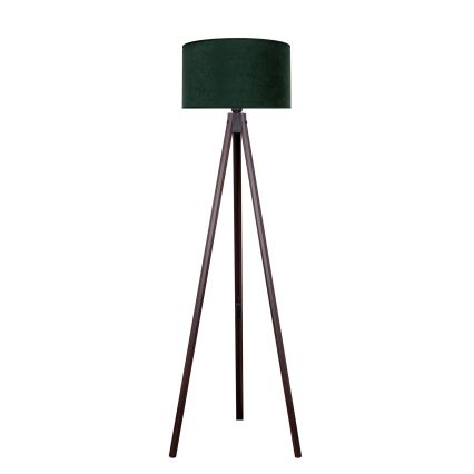 Brilagi - Lampa podłogowa VELVET 1xE27/60W/230V wenge/zielona