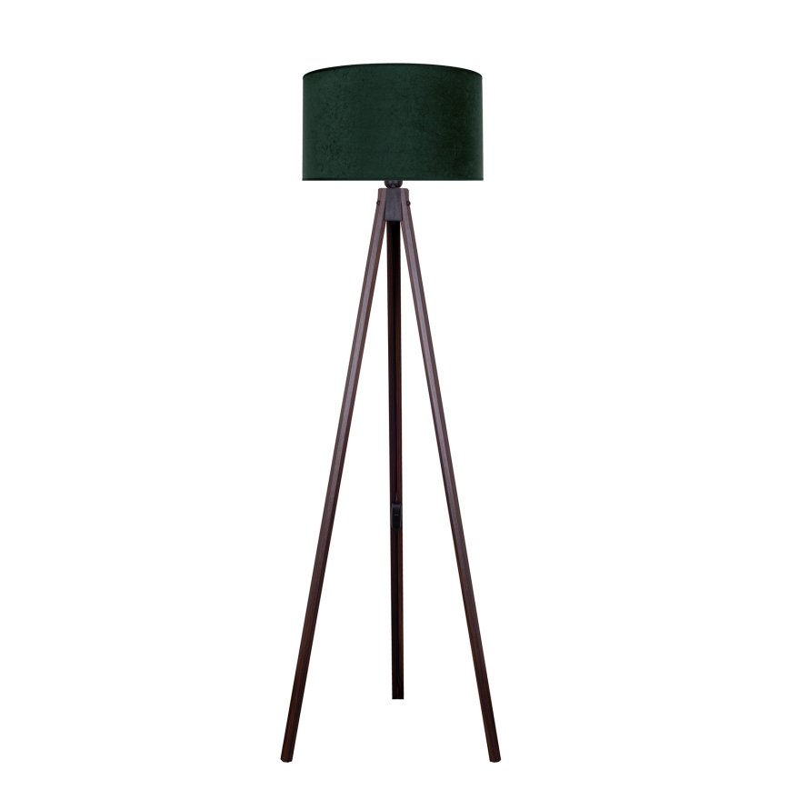 Brilagi - Lampa podłogowa VELVET 1xE27/60W/230V wenge/zielona