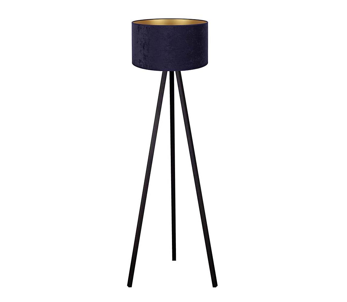 Brilagi - Lampa podłogowa VELVET 1xE27/60W/230V czarny/niebieski