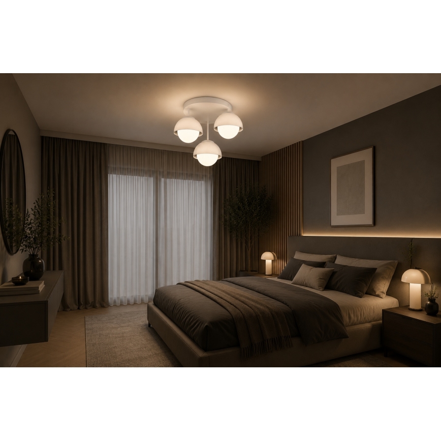 BRILAGI - Lampa przysufitowa COSMO 3xE27/60W/230V biała/złota
