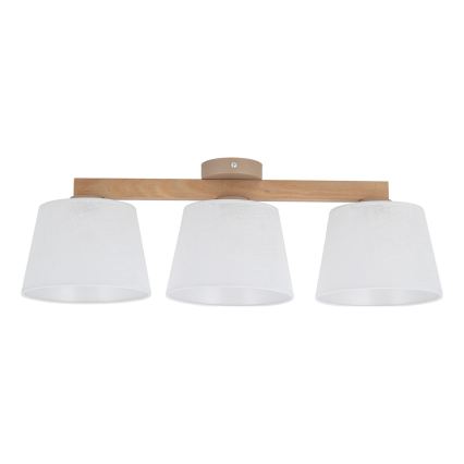 BRILAGI - Lampa przysufitowa LED LATTE SABIA 3xE27/15W/230V sosna/biała