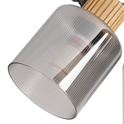 Brilagi - Lampa punktowa HYGGE 3xE14/15W/230V drewno/dymione