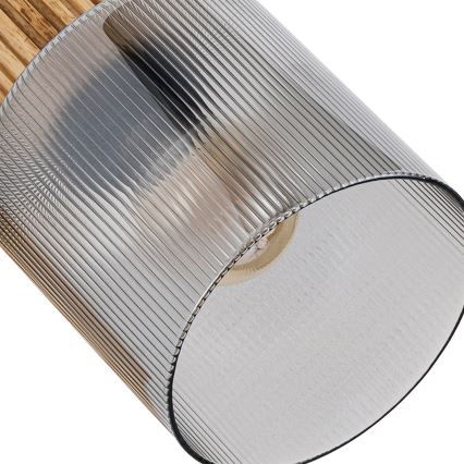 Brilagi - Lampa punktowa HYGGE 3xE14/15W/230V drewno/dymione