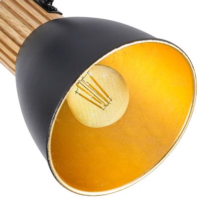 Brilagi - Lampa punktowa ODENSE 4xE14/10W/230V drewno/czarny