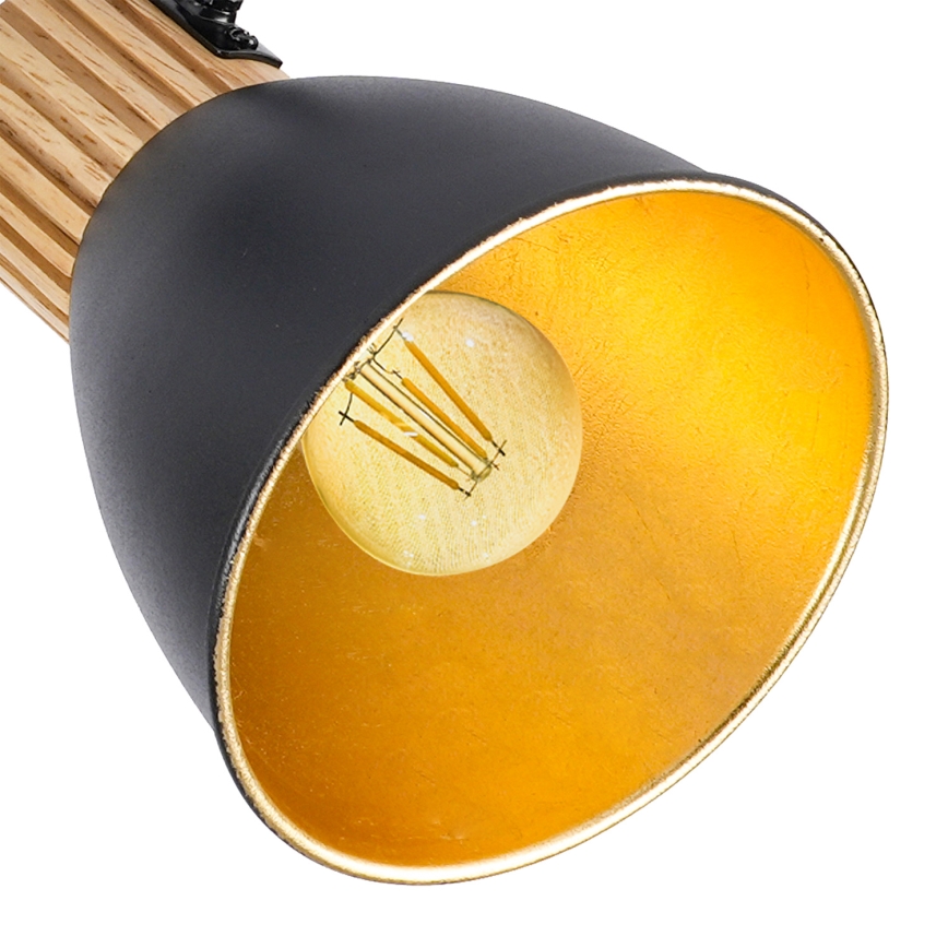 Brilagi - Lampa punktowa ODENSE 4xE14/10W/230V drewno/czarny