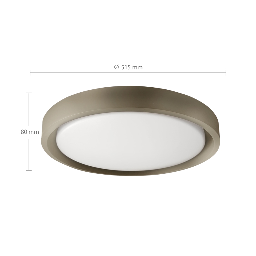 Brilagi - ściemnialna oprawa sufitowa LED MATTEO LED/60W/230V 3000-6500K Ø 51,5 cm taupe + pilot zdalnego sterowania