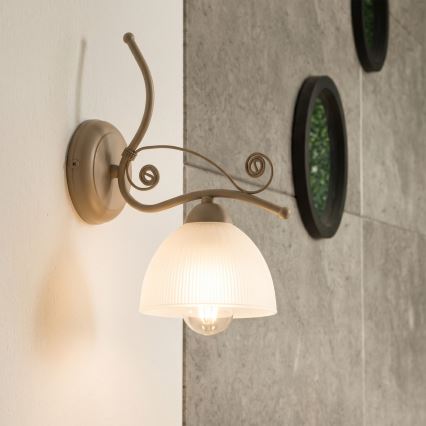 Brilagi - Lampa ścienna ANTICO MODERN 1xE27/60W/230V beżowa