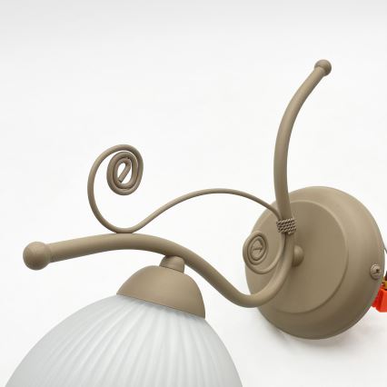 Brilagi - Lampa ścienna ANTICO MODERN 1xE27/60W/230V beżowa