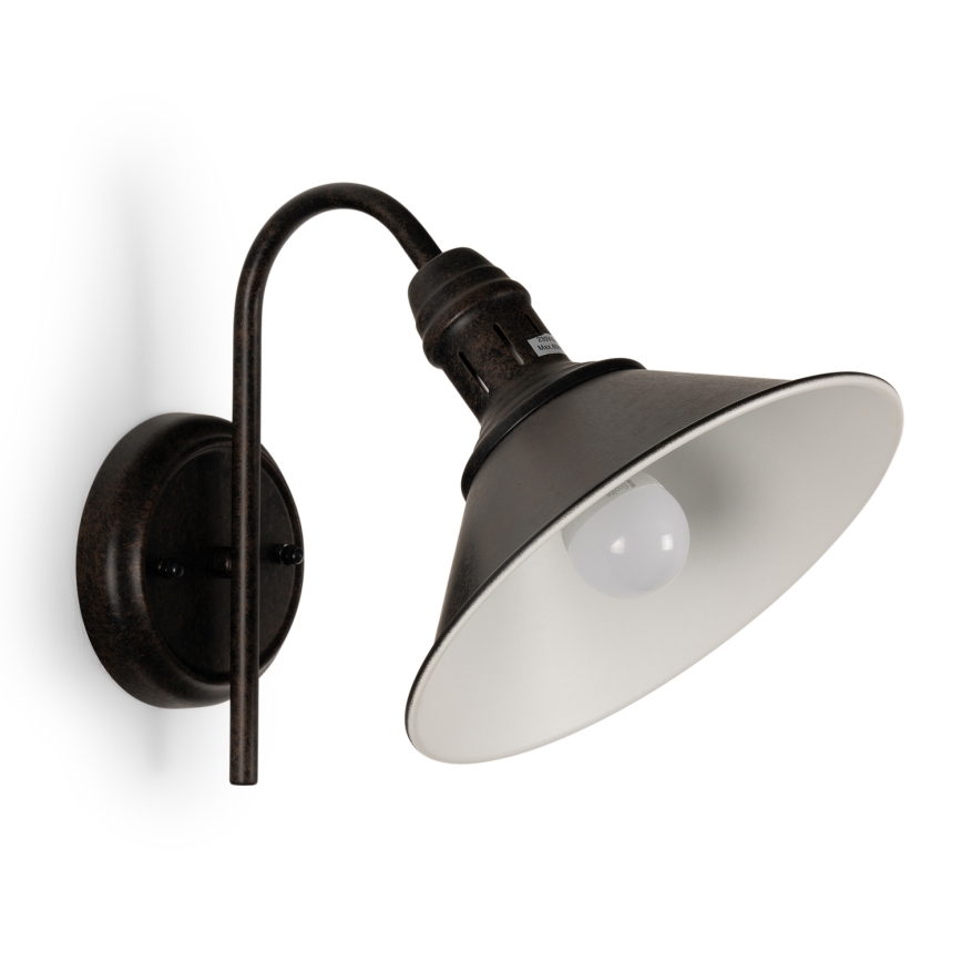 BRILAGI - Lampa ścienna FORGE 1xE27/60W/230V czarna