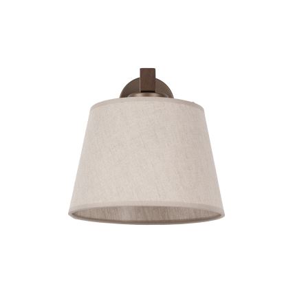 Brilagi - Lampa ścienna LATTE 1xE27/60W/230V sosna/beżowa