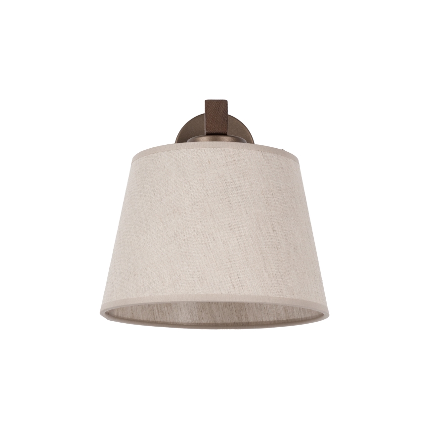 Brilagi - Lampa ścienna LATTE 1xE27/60W/230V sosna/beżowa