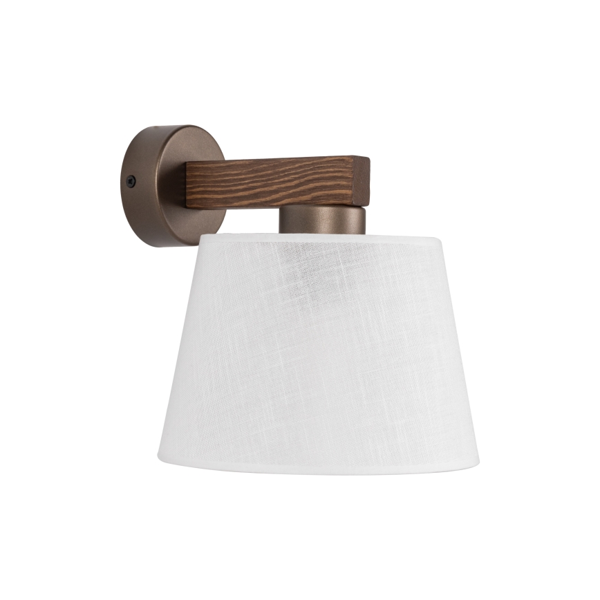 BRILAGI - Lampa ścienna LED LATTE 1xE27/15W/230V sosna/biała