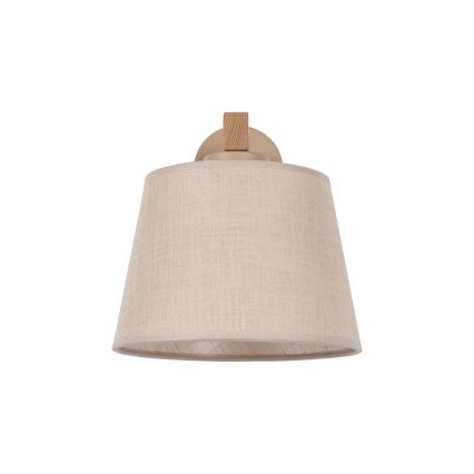 BRILAGI - Lampa ścienna LED LATTE SABIA 1xE27/15W/230V sosna/beżowa