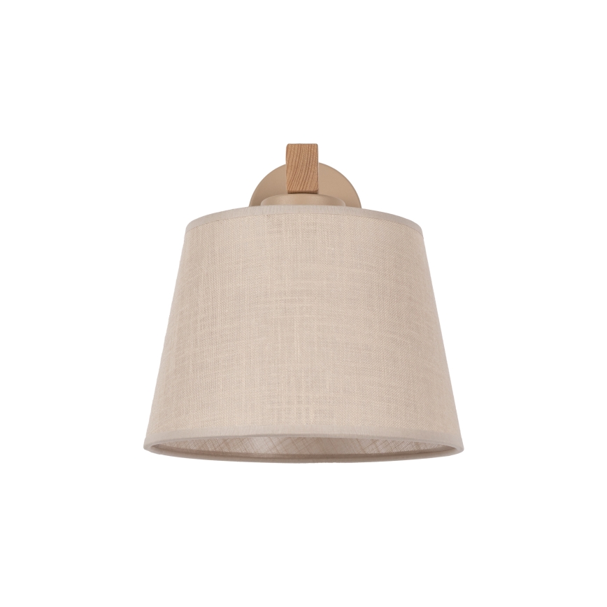 BRILAGI - Lampa ścienna LED LATTE SABIA 1xE27/15W/230V sosna/beżowa