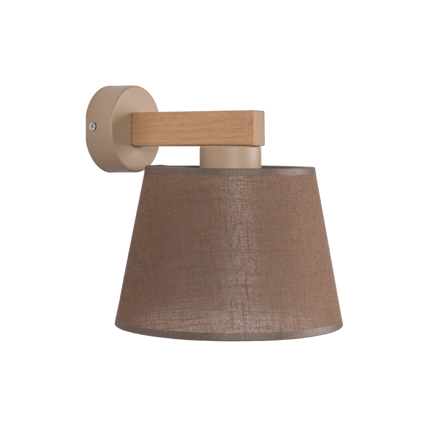 BRILAGI - Lampa ścienna LED LATTE SABIA 1xE27/15W/230V sosna/brązowa