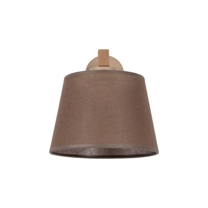 BRILAGI - Lampa ścienna LED LATTE SABIA 1xE27/15W/230V sosna/brązowa