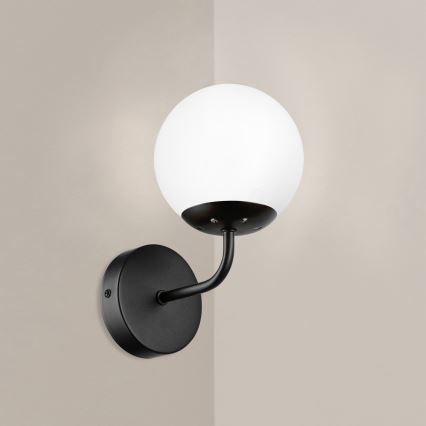 Brilagi - Lampa ścienna MALIVA 1xE14/15W/230V czarna/biała
