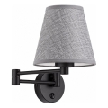 BRILAGI - Lampa ścienna NUBILA 1xE27/15W/230V szara/czarna