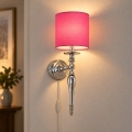 BRILAGI - Lampa ścienna NUBILA 1xE27/60W/230V błyszczący chrom/różowy