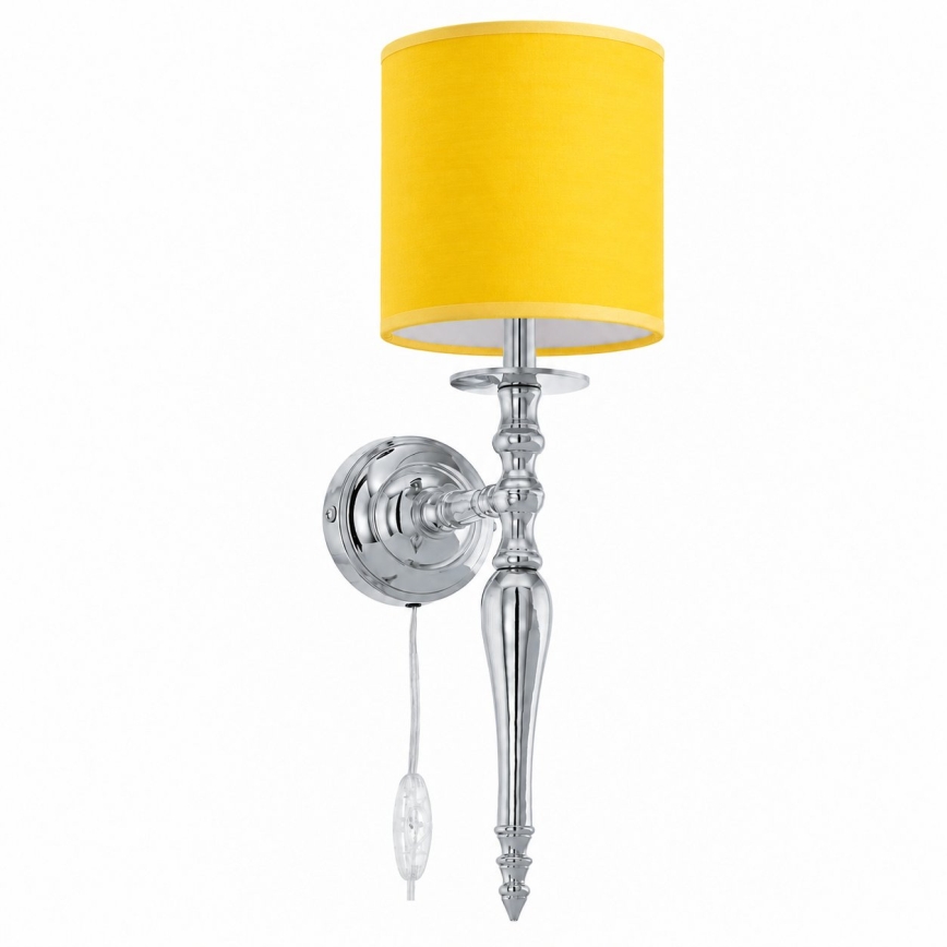 BRILAGI - Lampa ścienna NUBILA 1xE27/60W/230V błyszczący chrom/żółty