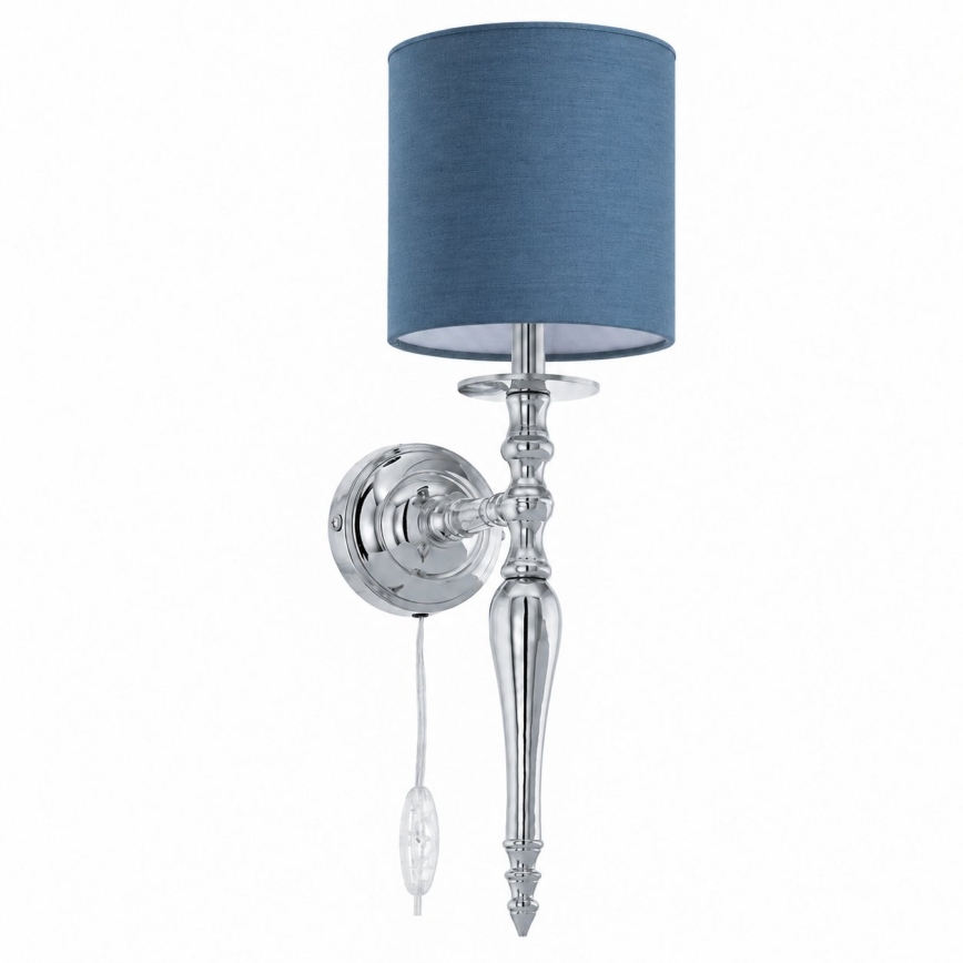 BRILAGI - Lampa ścienna NUBILA 1xE27/60W/230V chrom błyszczący/granatowy