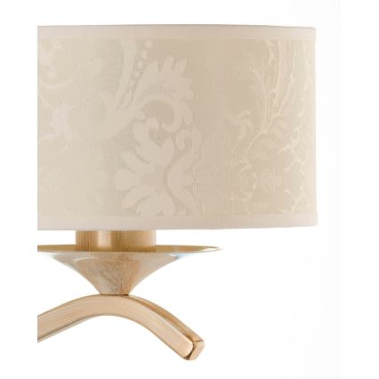 Brilagi - Lampa ścienna SAPHIRE 1xE27/15W/230V kremowa/złota/patina