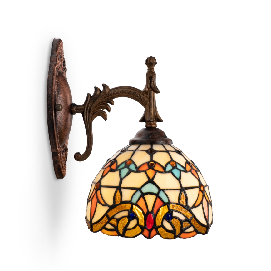Brilagi - Lampa ścienna Tiffany witrażowa MIRABELLA 1xE14/40W/230V