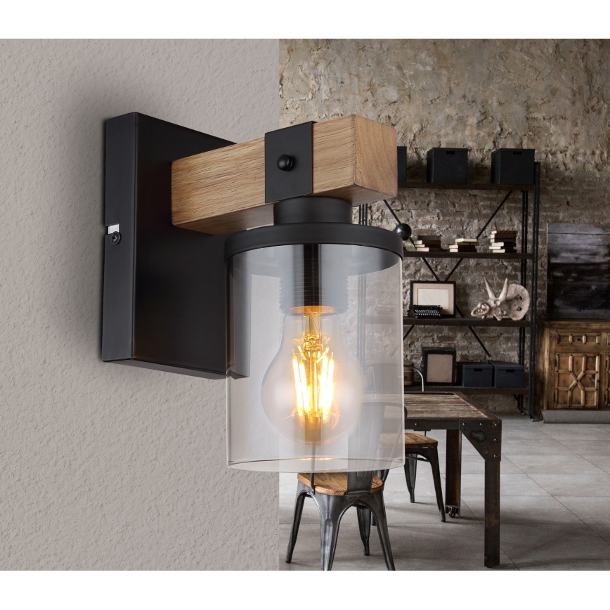 Brilagi - Lampa ścienna VISTA 1xE27/60W/230V dąb