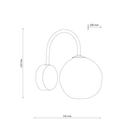 Brilagi - Lampa ścienna VULCANO 1xG9/8W/230V beżowy/dymny