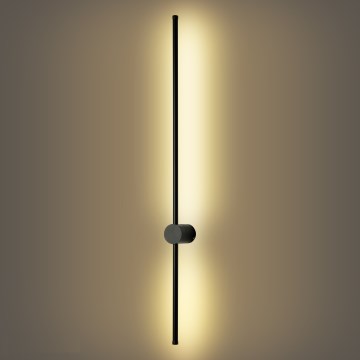 Brilagi - Lampa ścienna zewnętrzna LED AURA LED/20W/230V 3000K IP54 97 cm czarna