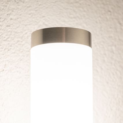 BRILAGI - LED zewnętrzny kinkiet ELIA 1xE27/7W/230V 4000K IP44 matowy chrom