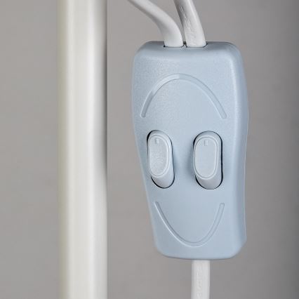 Brilagi - Lampa stojąca ARIANA 1xE27/100W/230V + 1xE14/25W biała