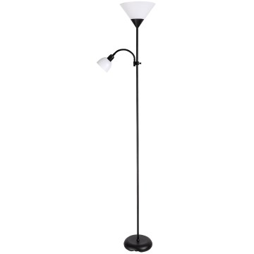 Brilagi - Lampa stojąca ARIANA 1xE27/100W/230V + 1xE14/25W czarna