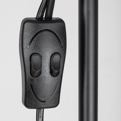 Brilagi - Lampa stojąca ARIANA 1xE27/100W/230V + 1xE14/25W czarna