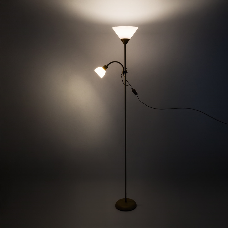 Brilagi - Lampa stojąca ARIANA 1xE27/100W/230V + 1xE14/25W matowy chrom