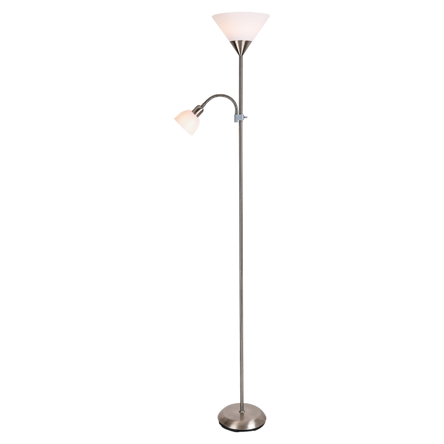 Brilagi - Lampa stojąca ARIANA 1xE27/100W/230V + 1xE14/25W matowy chrom