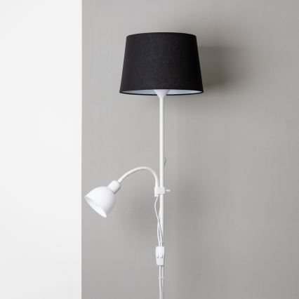 Brilagi - Lampa stojąca CERIA 1xE27/100W/230V + 1xE14/25W biała/czarna