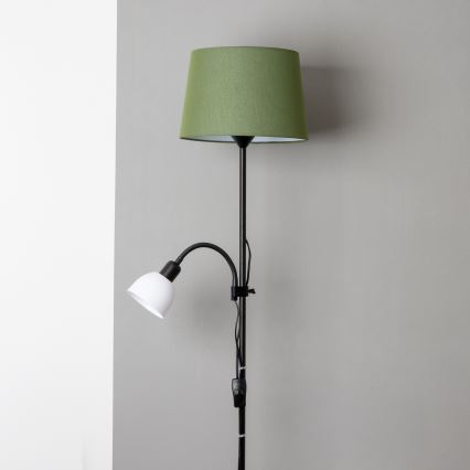 Brilagi - Lampa stojąca CERIA 1xE27/100W/230V + 1xE14/25W czarna/zielona
