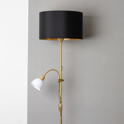 Brilagi - Lampa stojąca CERIA 1xE27/100W/230V + 1xE14/25W złota/czarna