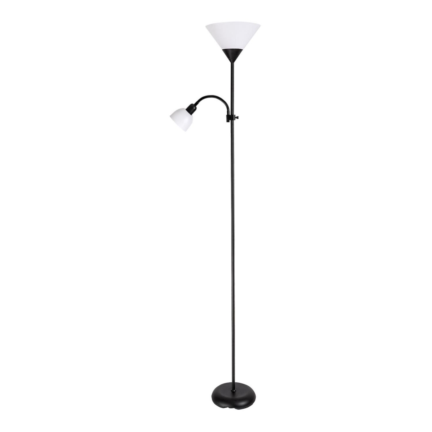 Brilagi - Lampa stojąca CERIA 2w1 1xE27/100W/230V + 1xE14/25W czarna