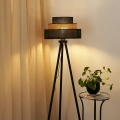 BRILAGI - Lampa stojąca DAKOTA LUNETA 1xE27/15W/230V czarna/rattan