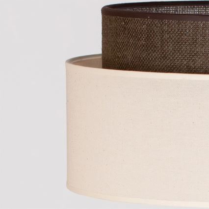 Brilagi - Lampa stojąca LED BOHO STYLE 1xE27/15W/230V kremowa/brązowa