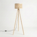 Brilagi - Lampa stojąca LED CERIA 1x E27/60W/230V Ø 25 cm beżowa