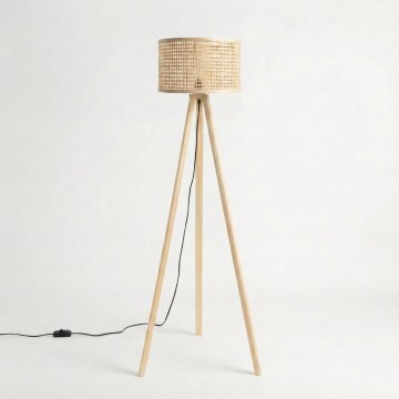 Brilagi - Lampa stojąca LED CERIA 1x E27/60W/230V Ø 25 cm beżowa