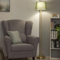 Brilagi - Lampa stojąca LED CERIA 1xE27/20W/230V śr. 30 cm zielona/złota