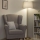 Brilagi - Lampa stojąca LED CERIA 1xE27/20W/230V śr. 45 cm szara/złota