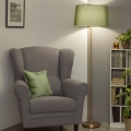 Brilagi - Lampa stojąca LED CERIA 1xE27/20W/230V śr. 45 cm zielony/złoty