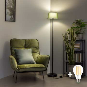 Brilagi - Lampa stojąca LED CERIA 1xE27/40W/230V śr. 25 cm zielona/czarna